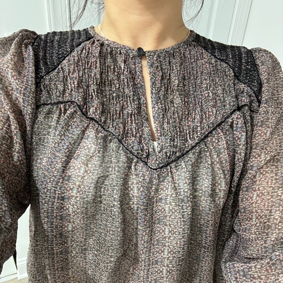 Isabel marant silk top and skirt set (size small) - Picture 9 of 14